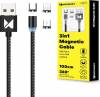 WOZINSKY MAGNETIC CABLE USB / MICRO USB / USB TYP C / LIGHTNING 1M WITH LED LIGHT BLACK (WMC-01) WOZINSKY MAGNETIC CABLE USB / MICRO USB / USB TYP C / LIGHTNING 1M WITH LED LIGHT BLACK (WMC-01)